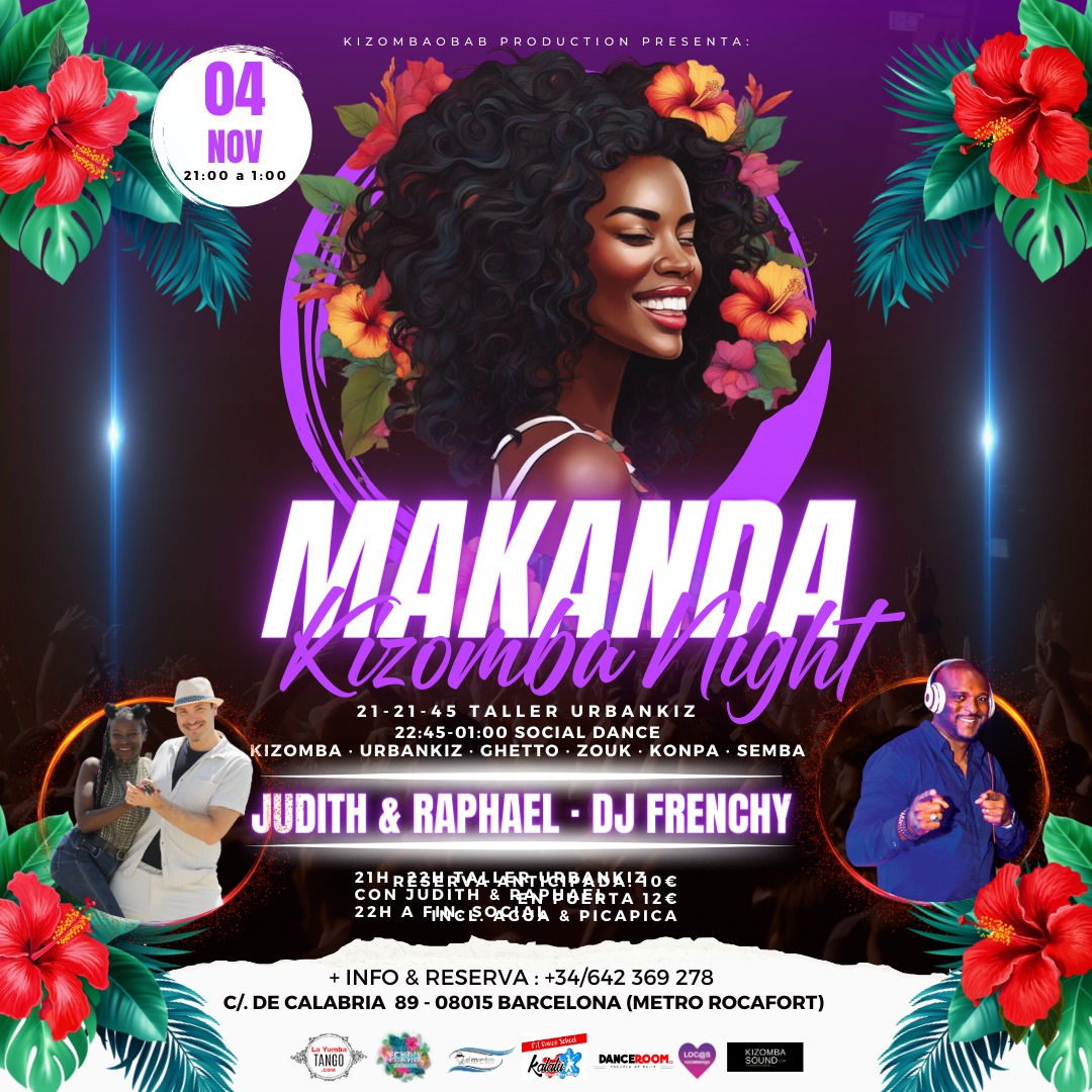 MAKANDA KIZOMBA NIGHT • 4 Nov • BCN