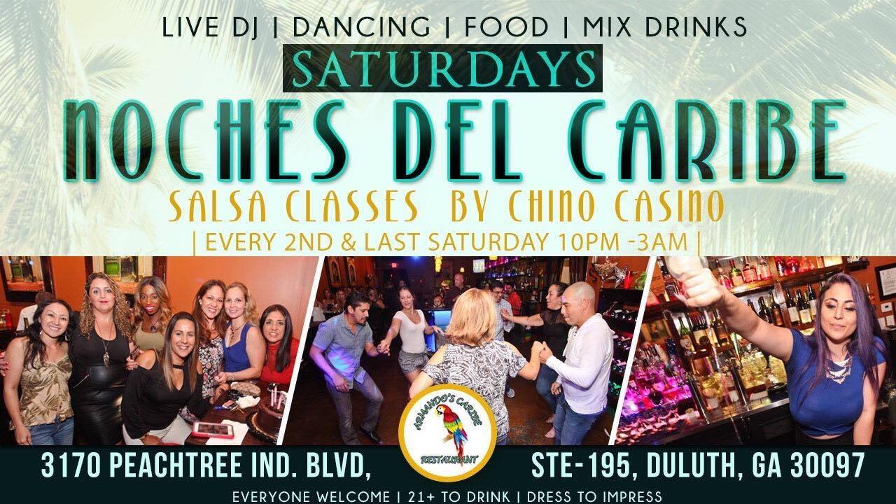 NOCHES DEL CARIBE at ARMANDO's: NO COVER!