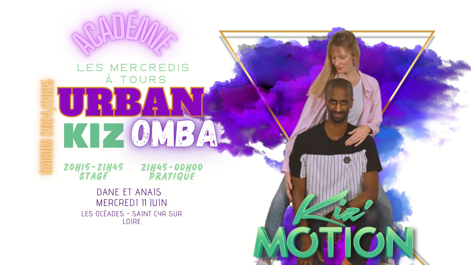 Workshop Kizomba + soirée pratique avec Kiz'motion