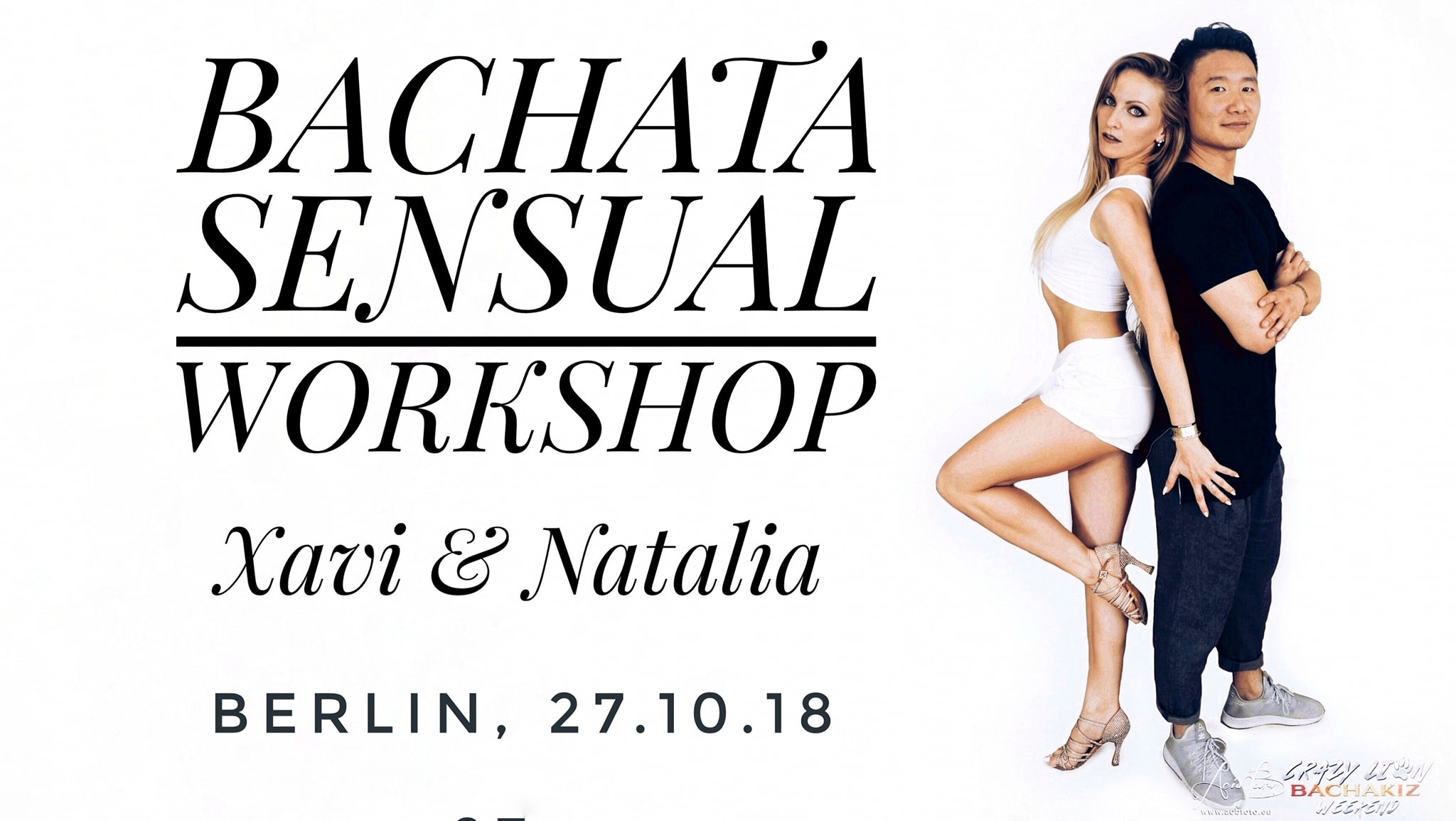 XAVI & NATALIA Bachata Sensual Workshop in Berlin 27.11.18