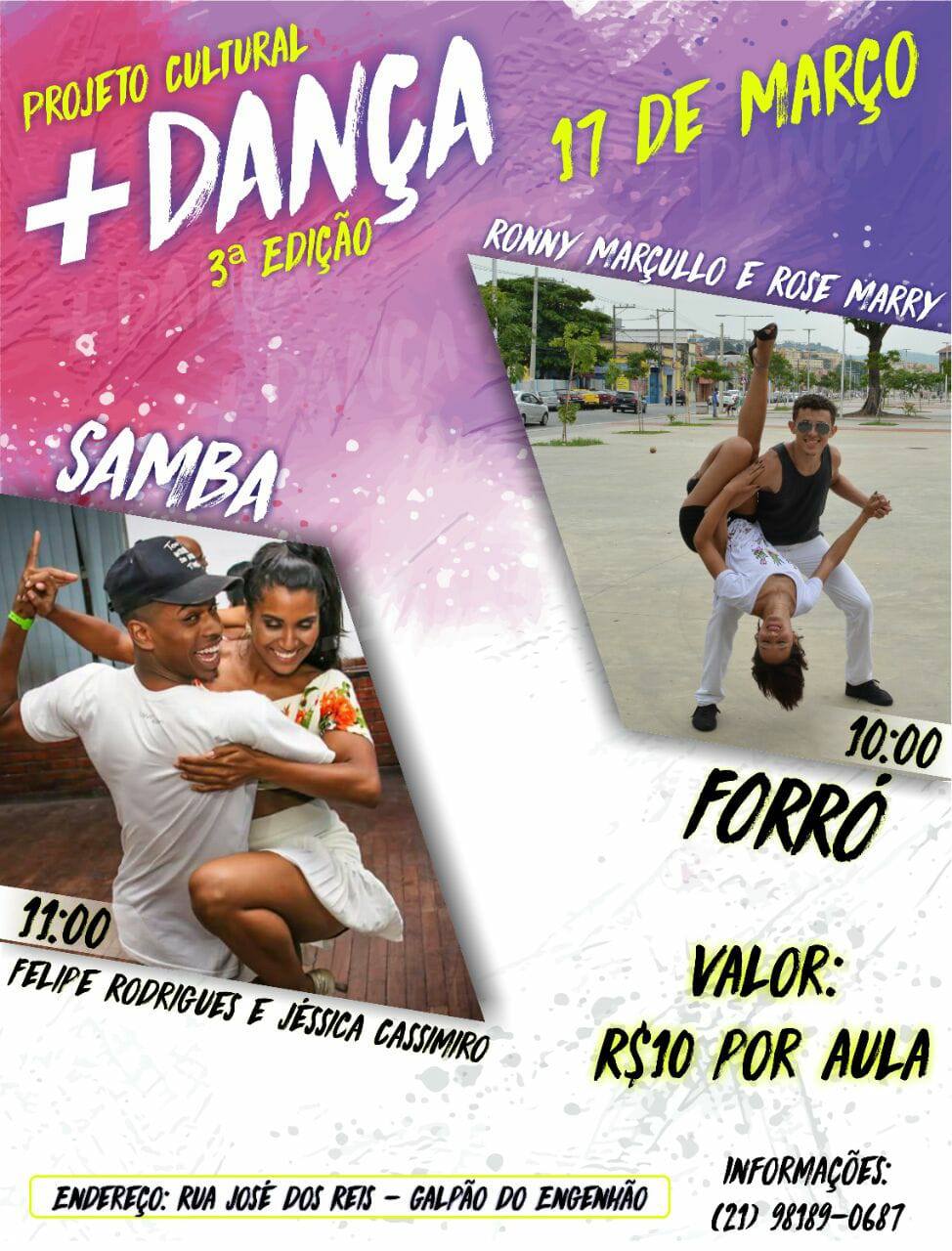 MAIS DANÇA - 3a Edição Forró e Samba de Gafieira