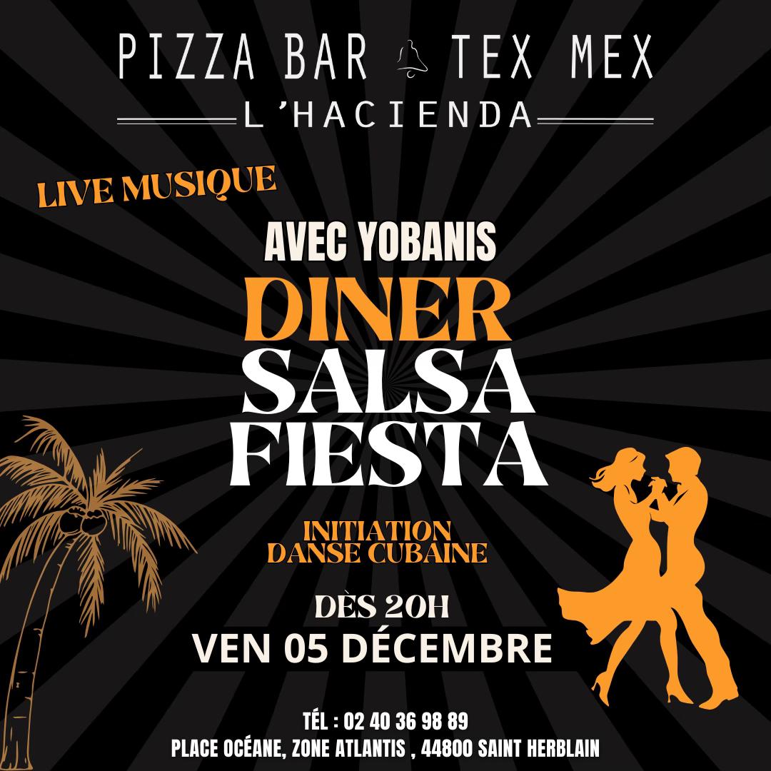 DINER FIESTA SALSA AVEC YOBANIS
