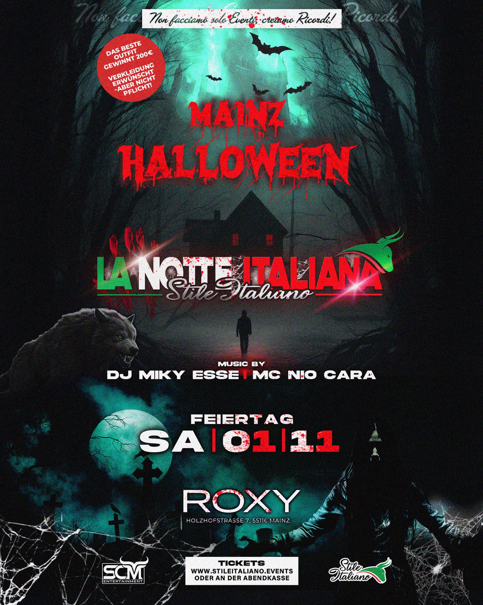 La Notte Italiana • Halloween 1.11 MAINZ