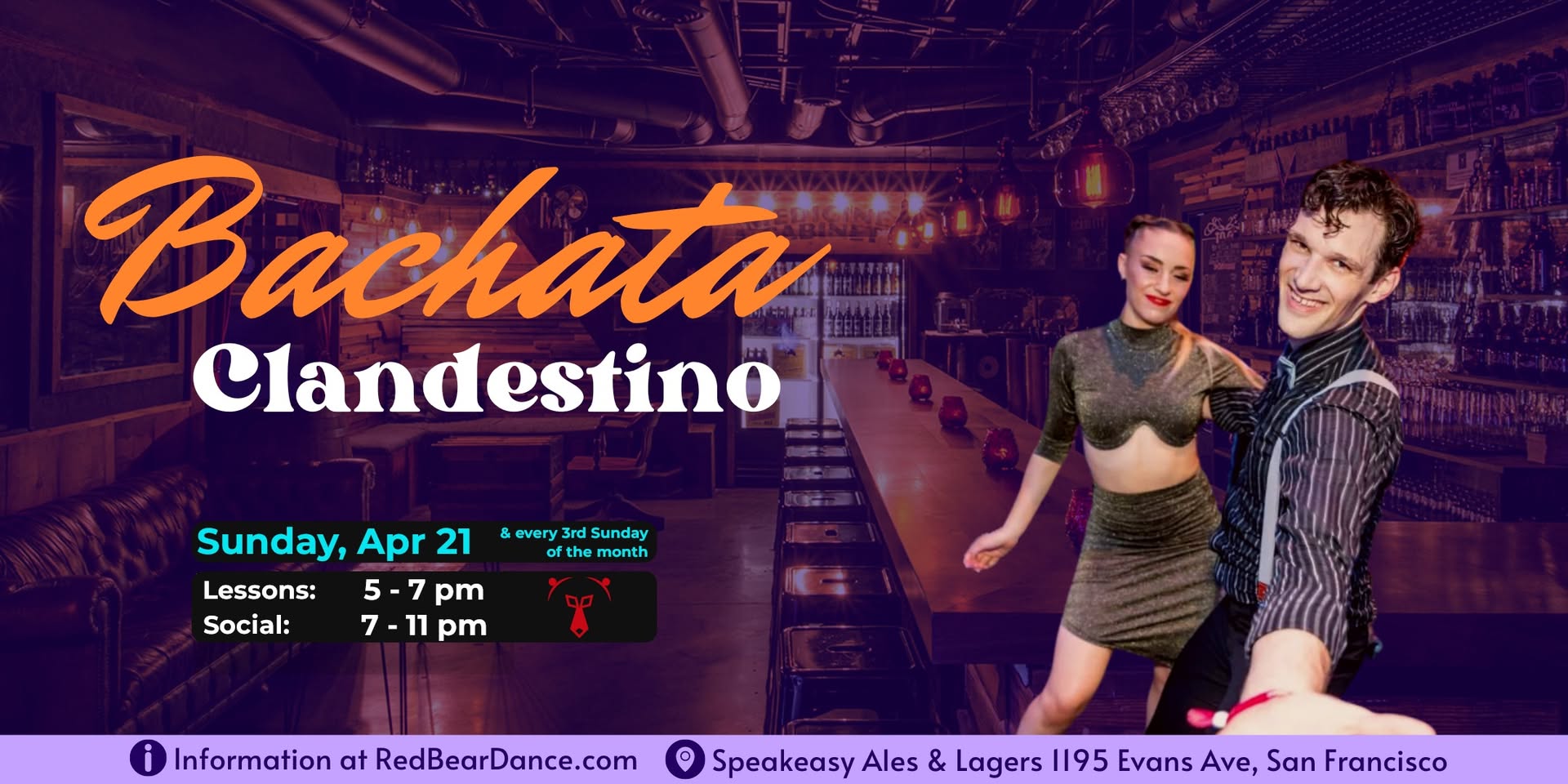 Bachata Clandestino - Class and social dancing