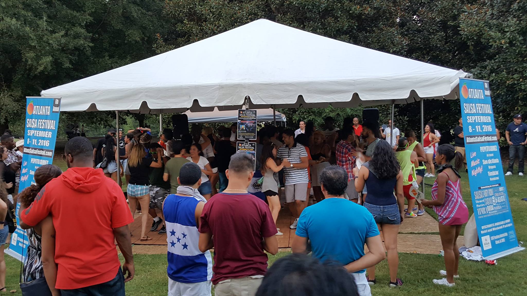 Salsa and Bachata at Piedmont Park Peachtree Latino Fest 2017!