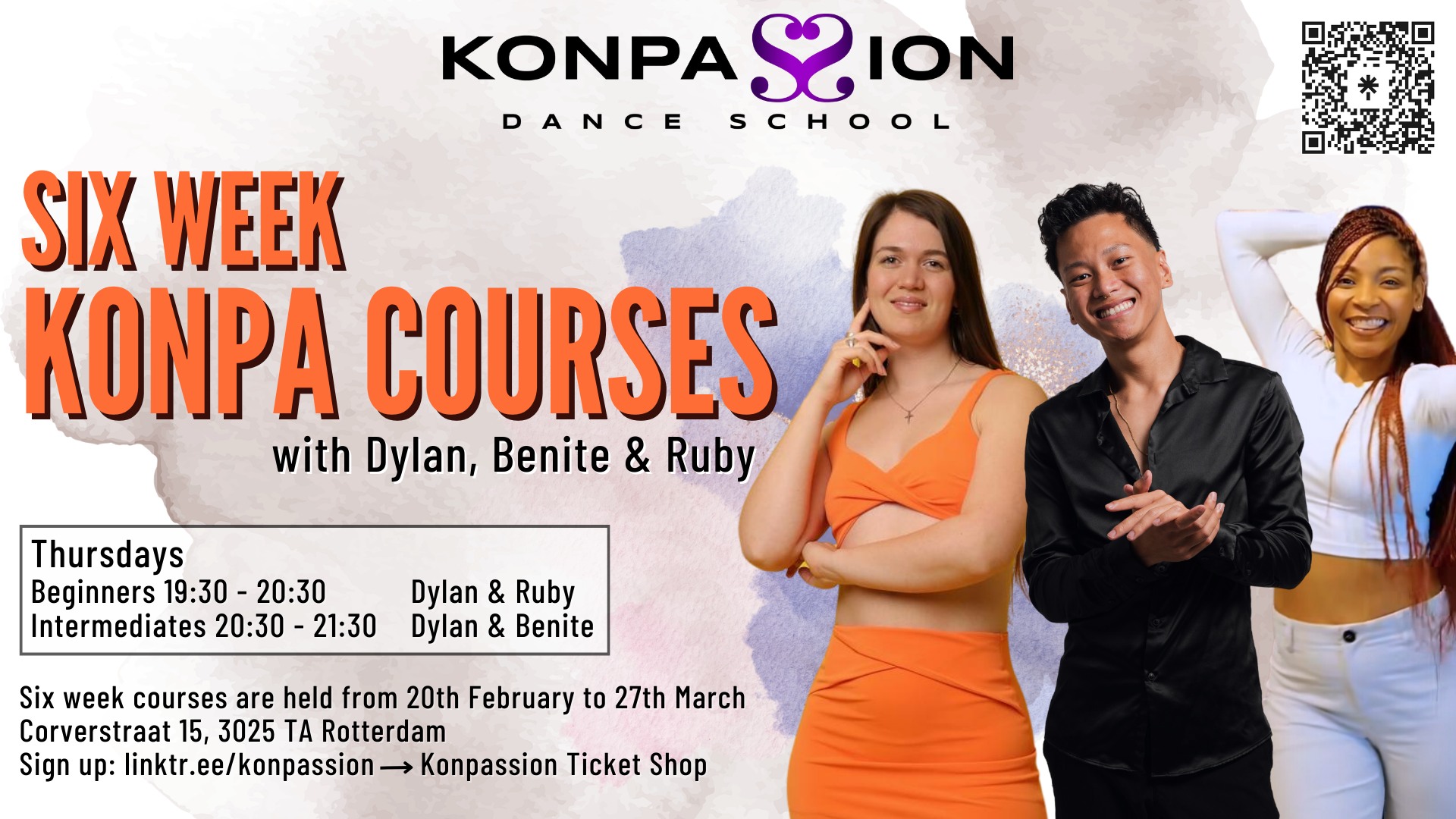 Konpassion February - March Six Week Konpa Courses for Beginners & Intermediates