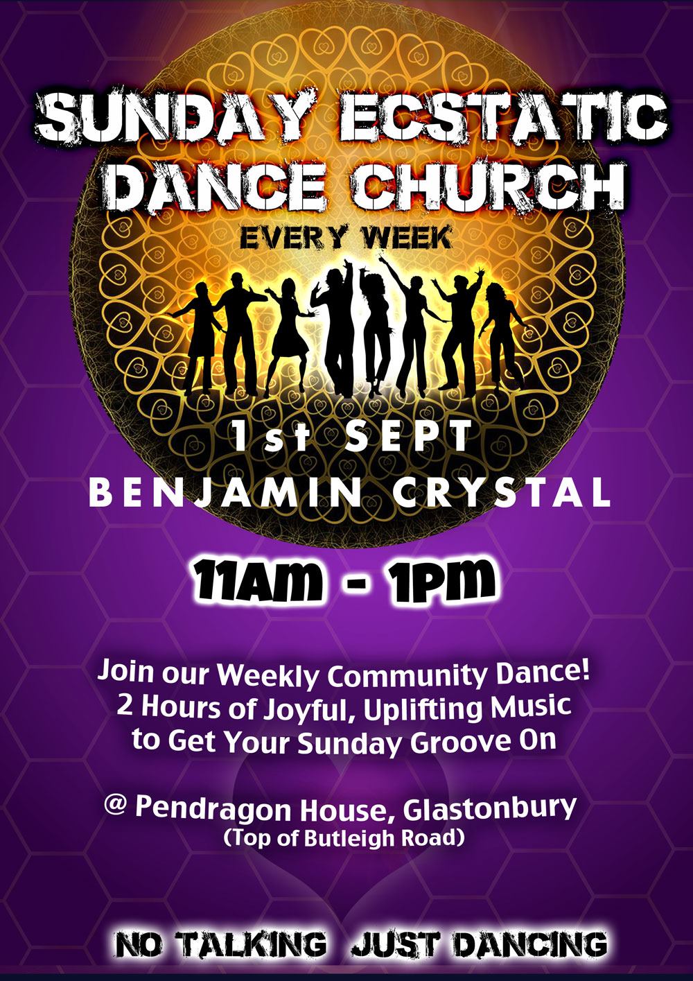 Benjamin Crystal - Sun 1st Sept - Dance Church Glastonbury