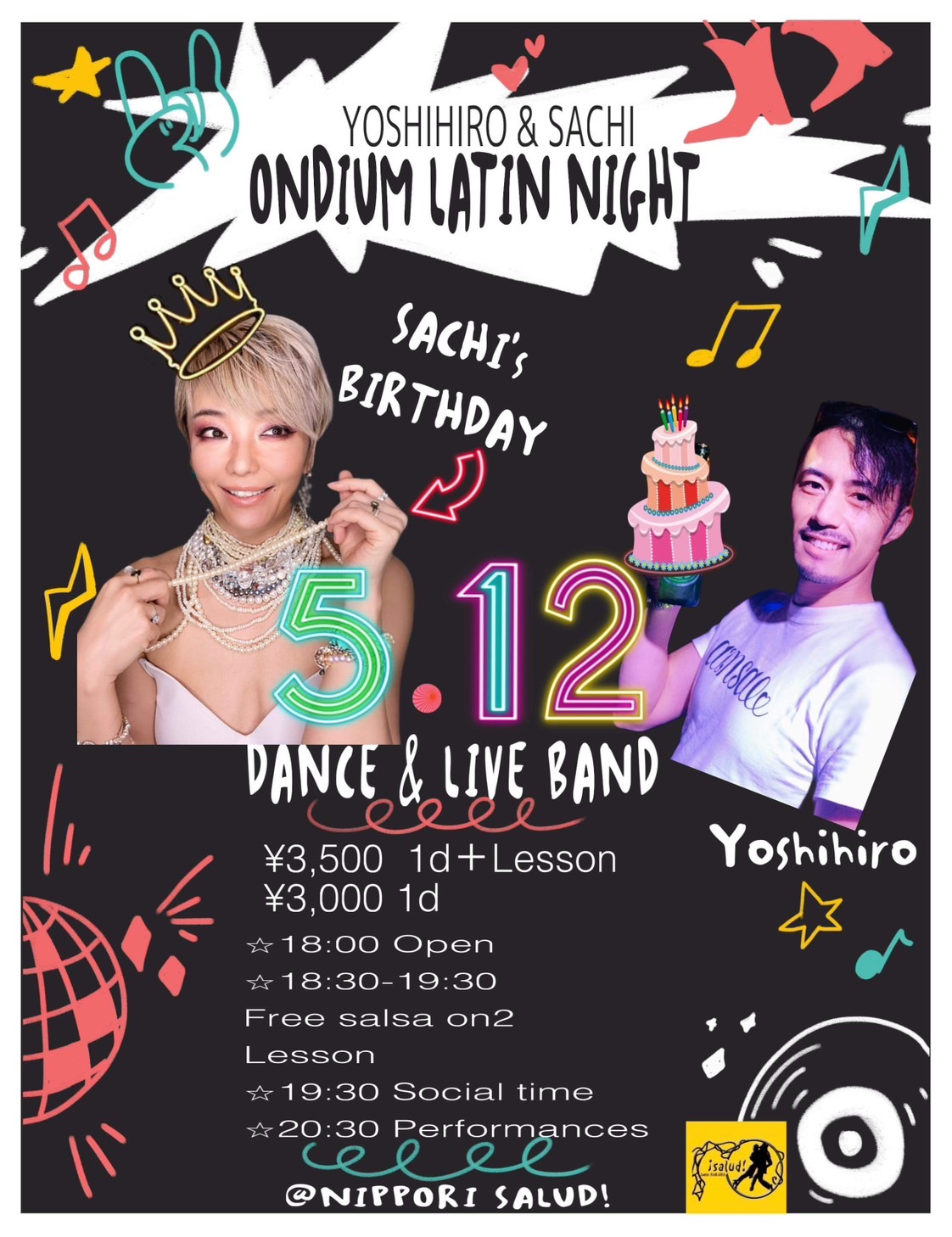 ONCIDIUM LATIN NIGHT〜Sachi’s Birthday〜 by 中川喜博×LILIAS Sachi