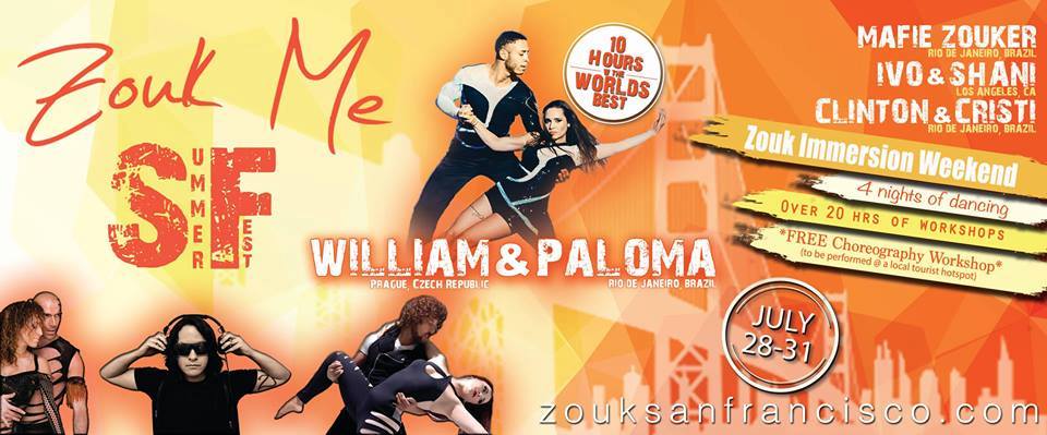 Brazilian Zouk OC invades Zouk Me San Francisco Summer Fest 2016