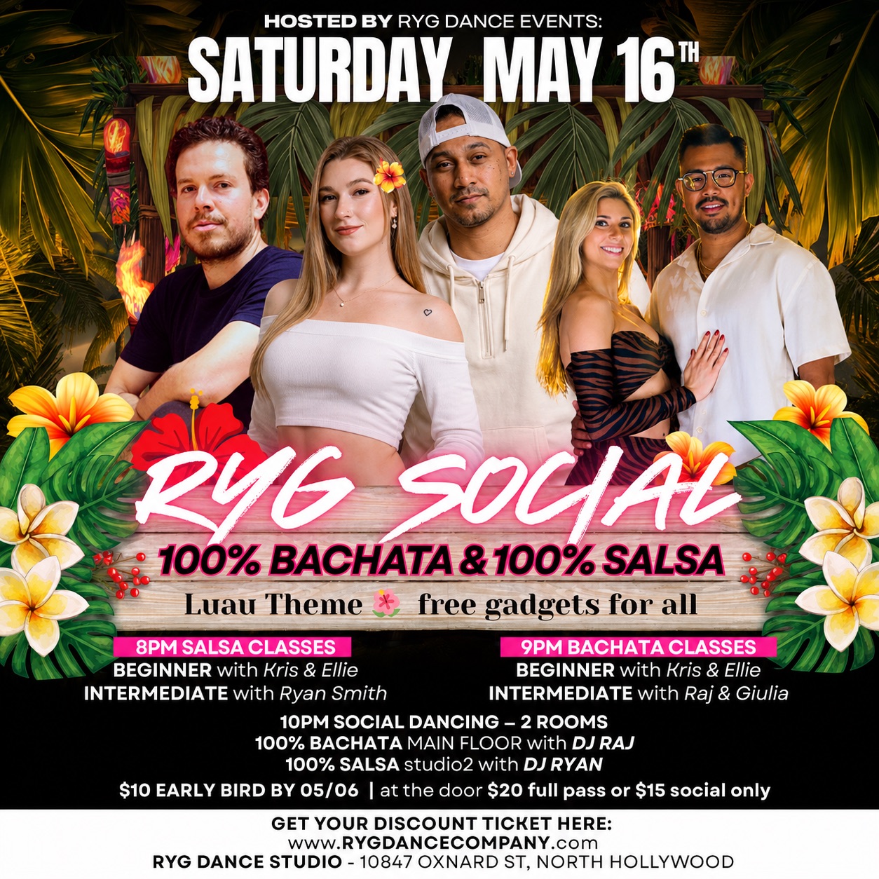 RYG SOCIAL LUAU THEME 🌸