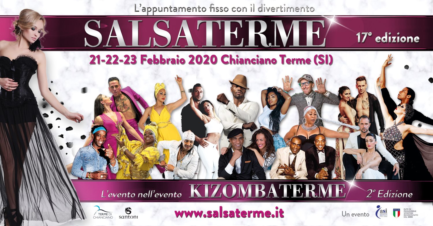 Salsaterme 17°ediz. ✲ 21 22 23 Febbraio 2020 ✲ 2° Kizombaterme