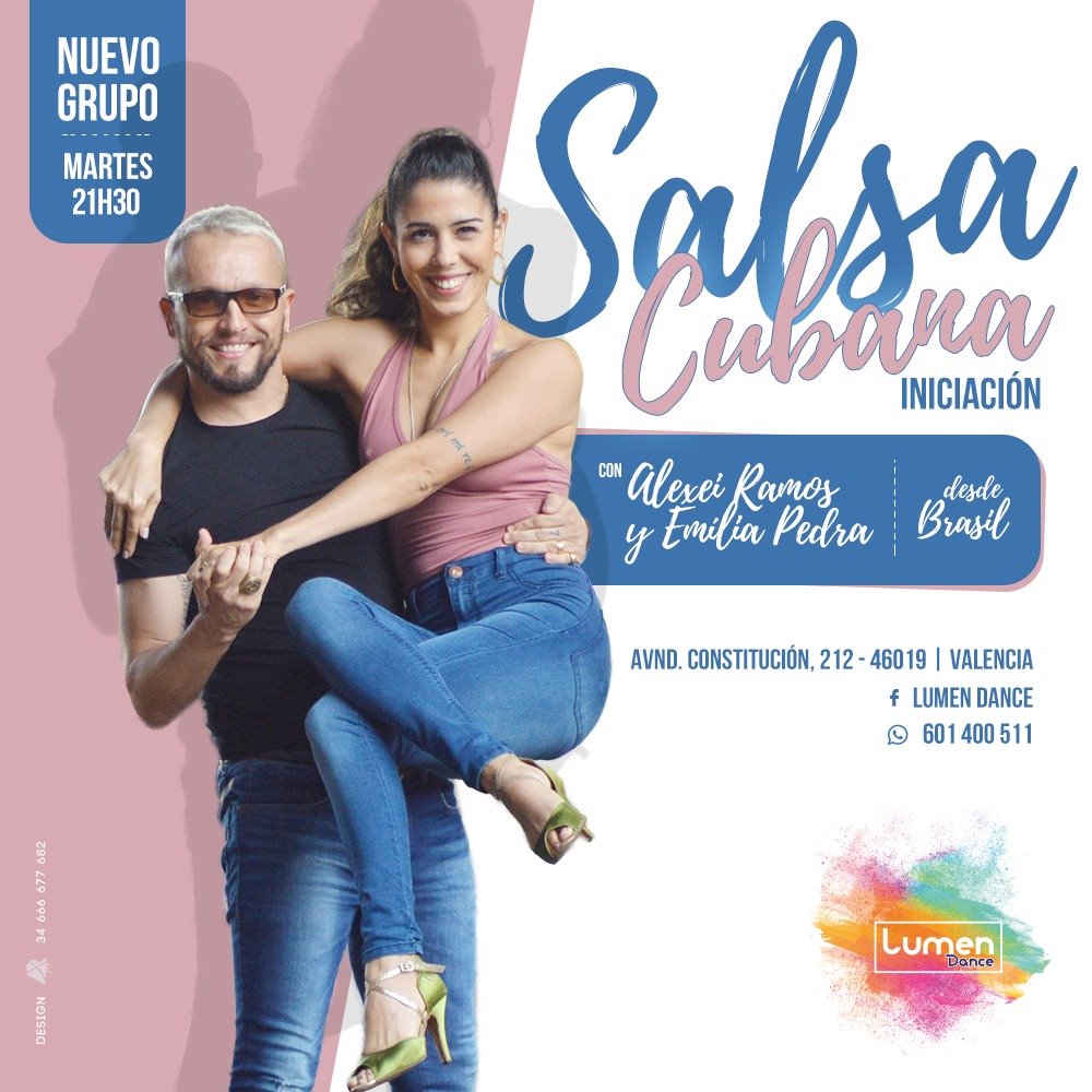 Nuevo curso SALSA Cubana Iniciacion con Alexei y Emilia