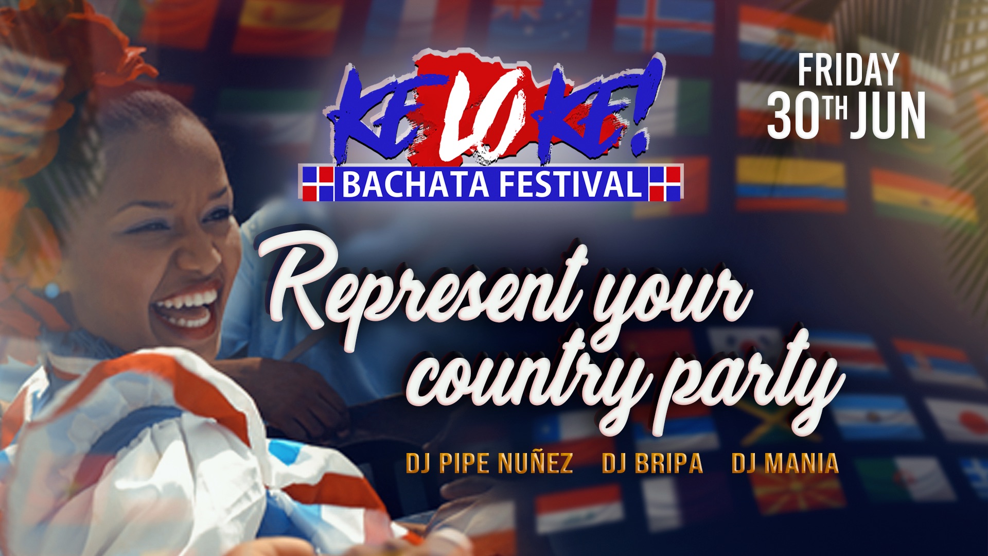 KLK Bachata Festival- Friday Party - Represent your country!