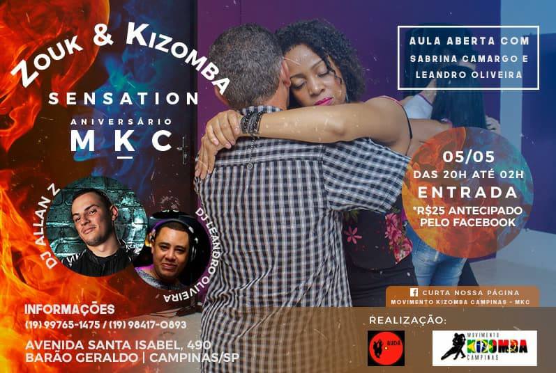 Zouk & Kizomba Sensation - Edição de aniversário do MKC