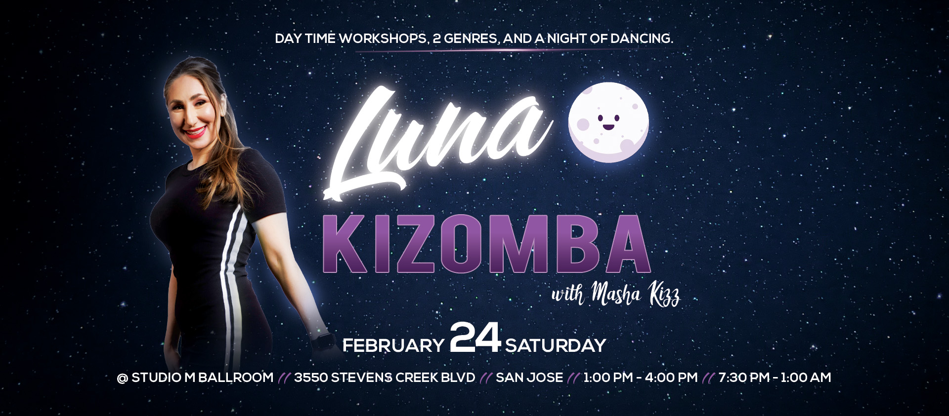 San Jose's Luna Kizomba (with Masha Kizz)