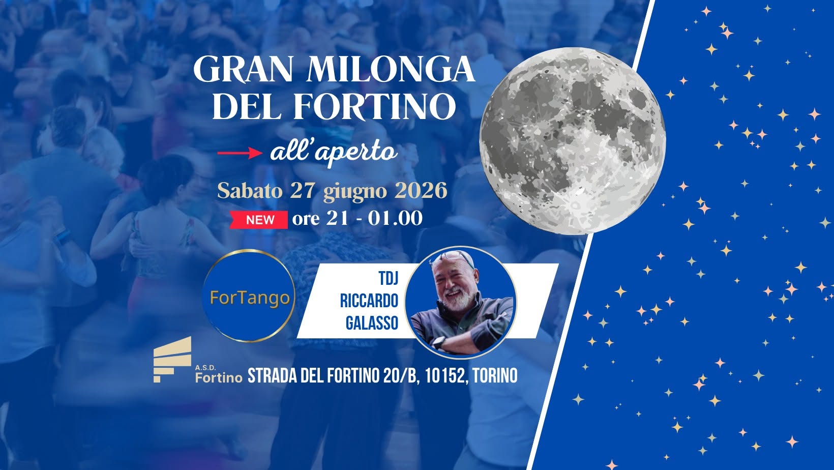 Gran Milonga Del Fortino all'aperto, Tdj Alex Johnny Flowers
