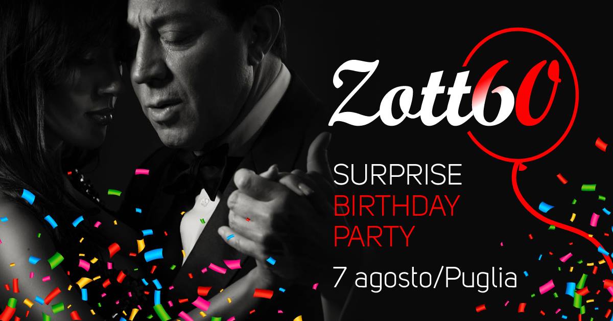 Milonga Sorpresa! Compleanno di Miguel Angel Zotto in Puglia