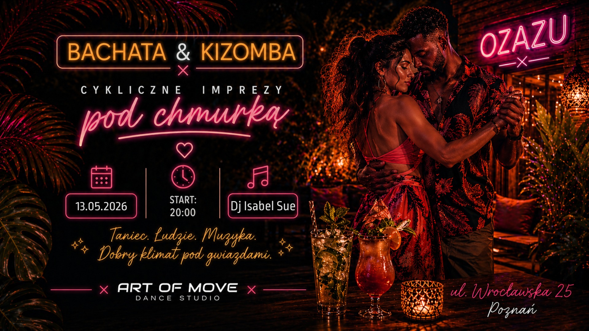 🌴Bachata & Kizomba Party 13.05 Ozazu🌴