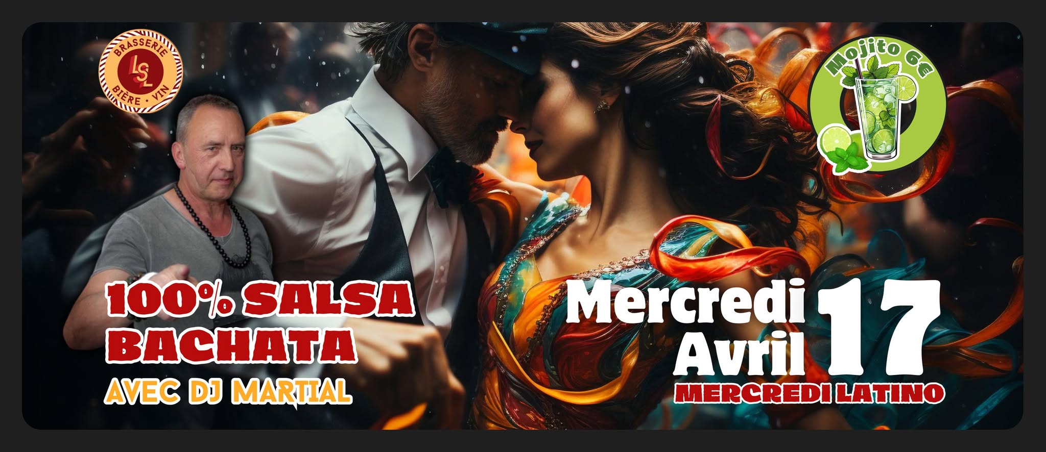 Soirée Salsa & Bachata avec DJ Martial