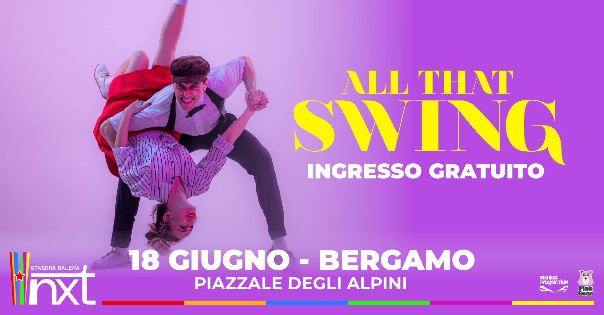 All that Swing 🎵 Stasera Balera @ NXT Bergamo, Piazzale degli Alpini - 29 marzo