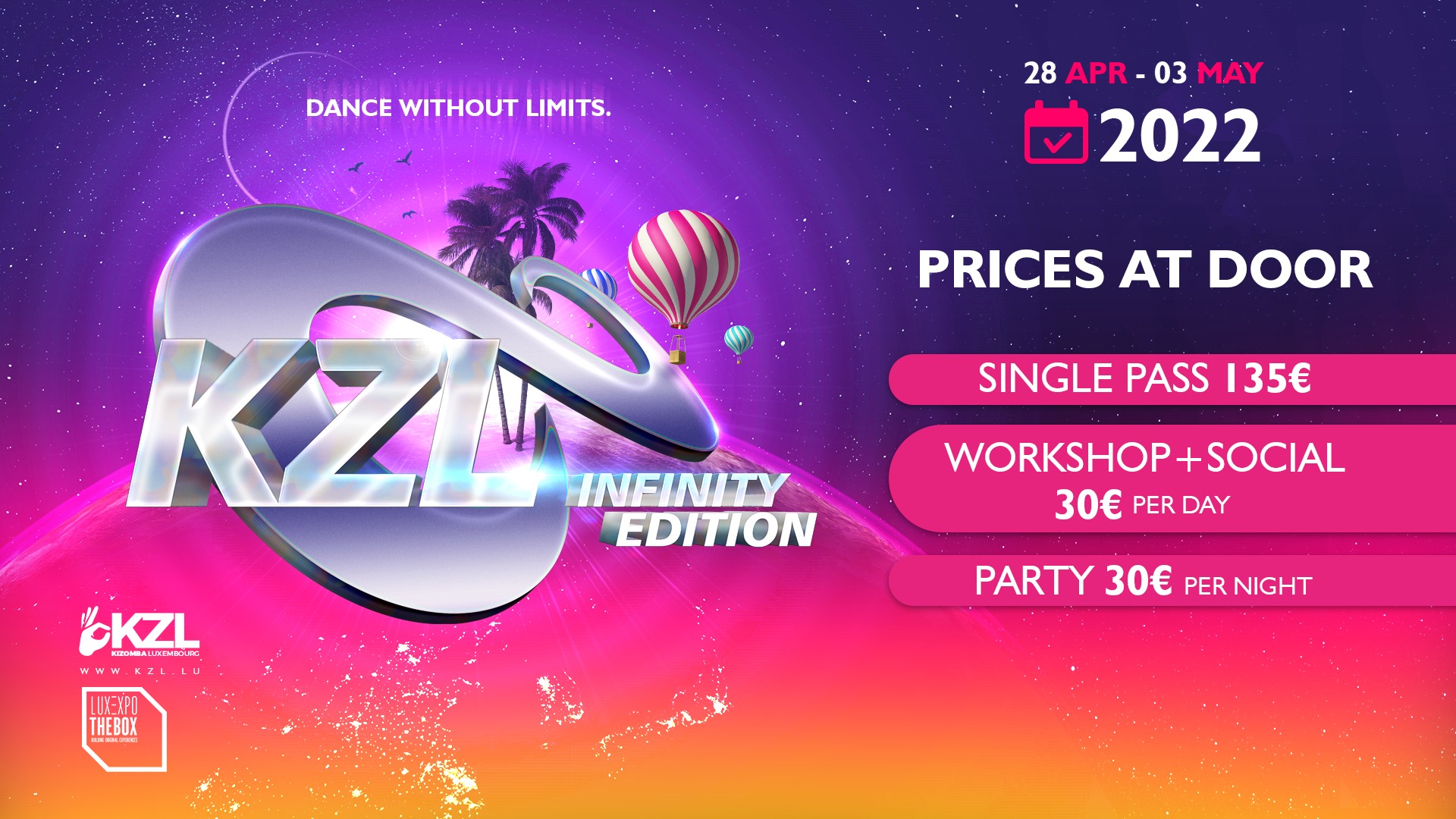Official - Luxembourg International Kizomba Festival - 8th Infinity Ed.