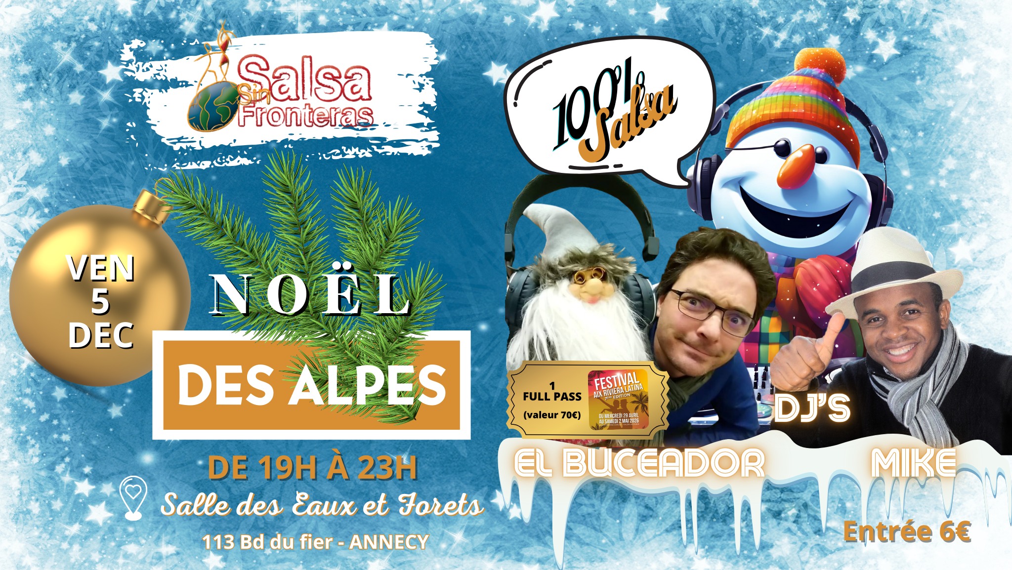 Soirée SSF - Noël des Alpes 5 dec 2025