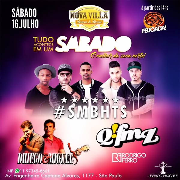 Sábado Nova Villa!