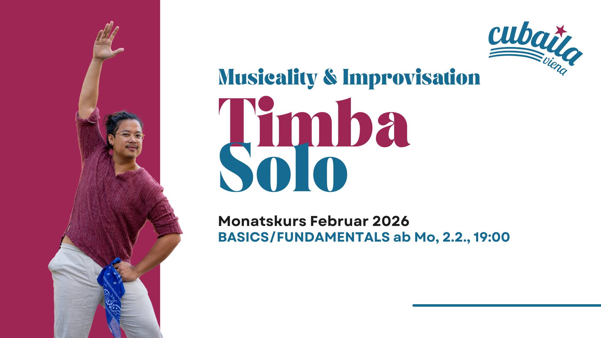 Timba Solo mit Kai im Februar!