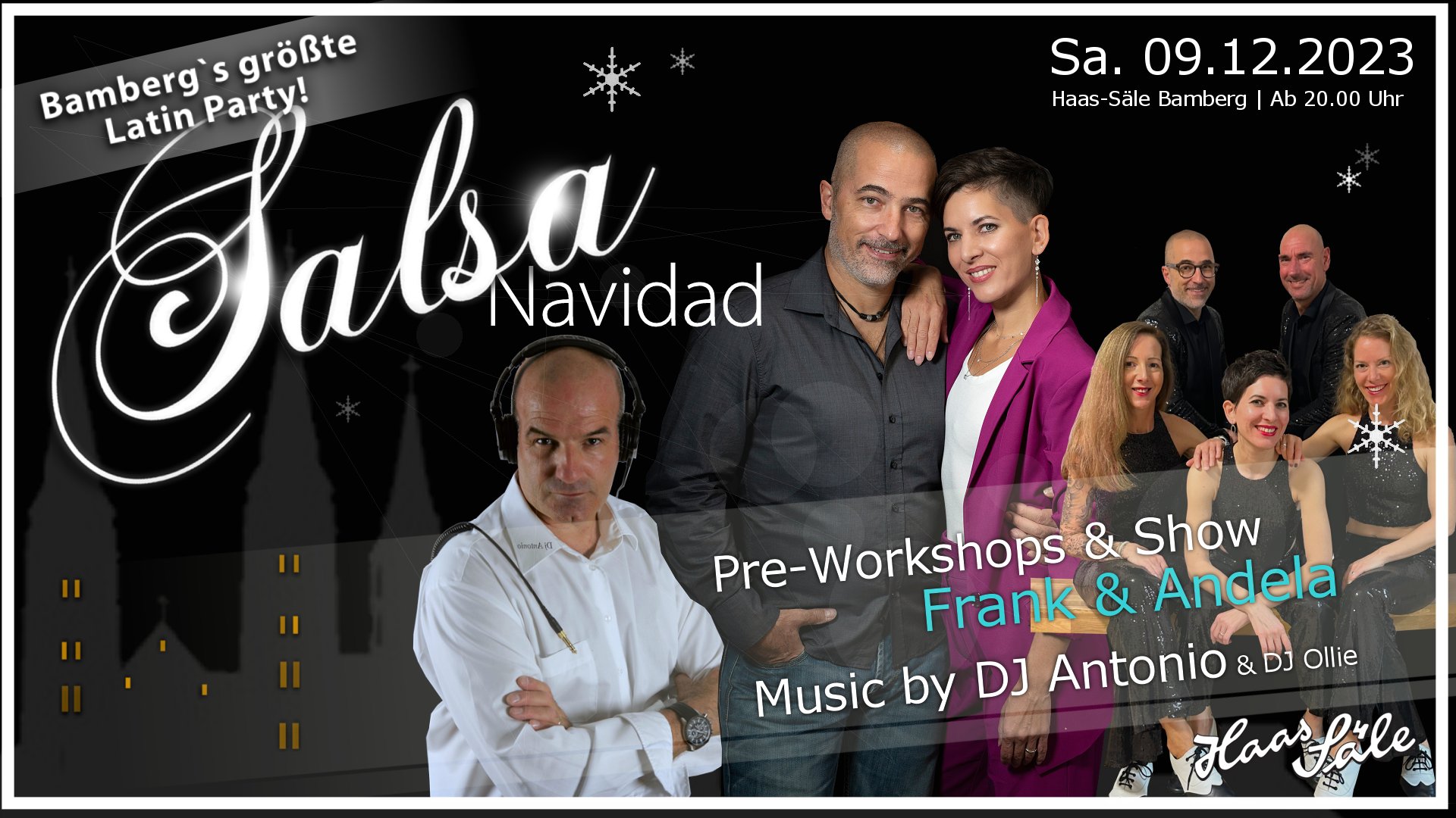 Salsa Navidad in den Haas-Sälen Bamberg Sa.09.12.2023
