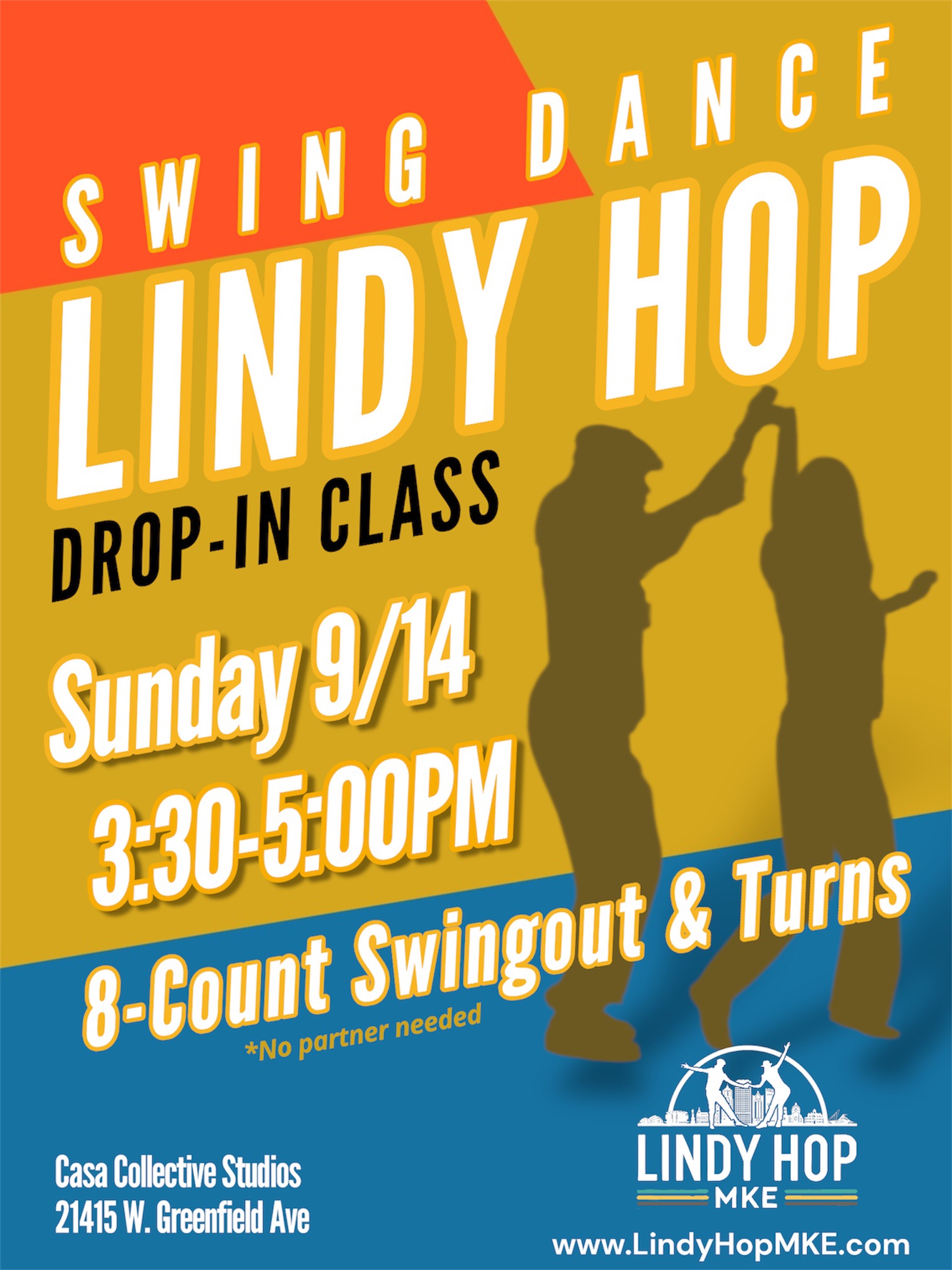 Lindy Hop Swing Dance Class