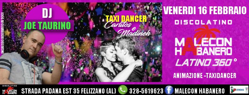Venerdi 16 Febbraio@FIESTA LATINA