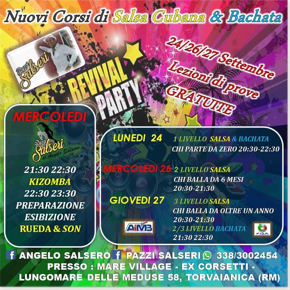 Nuovi Corsi Di Salsa E Bachata :-).
