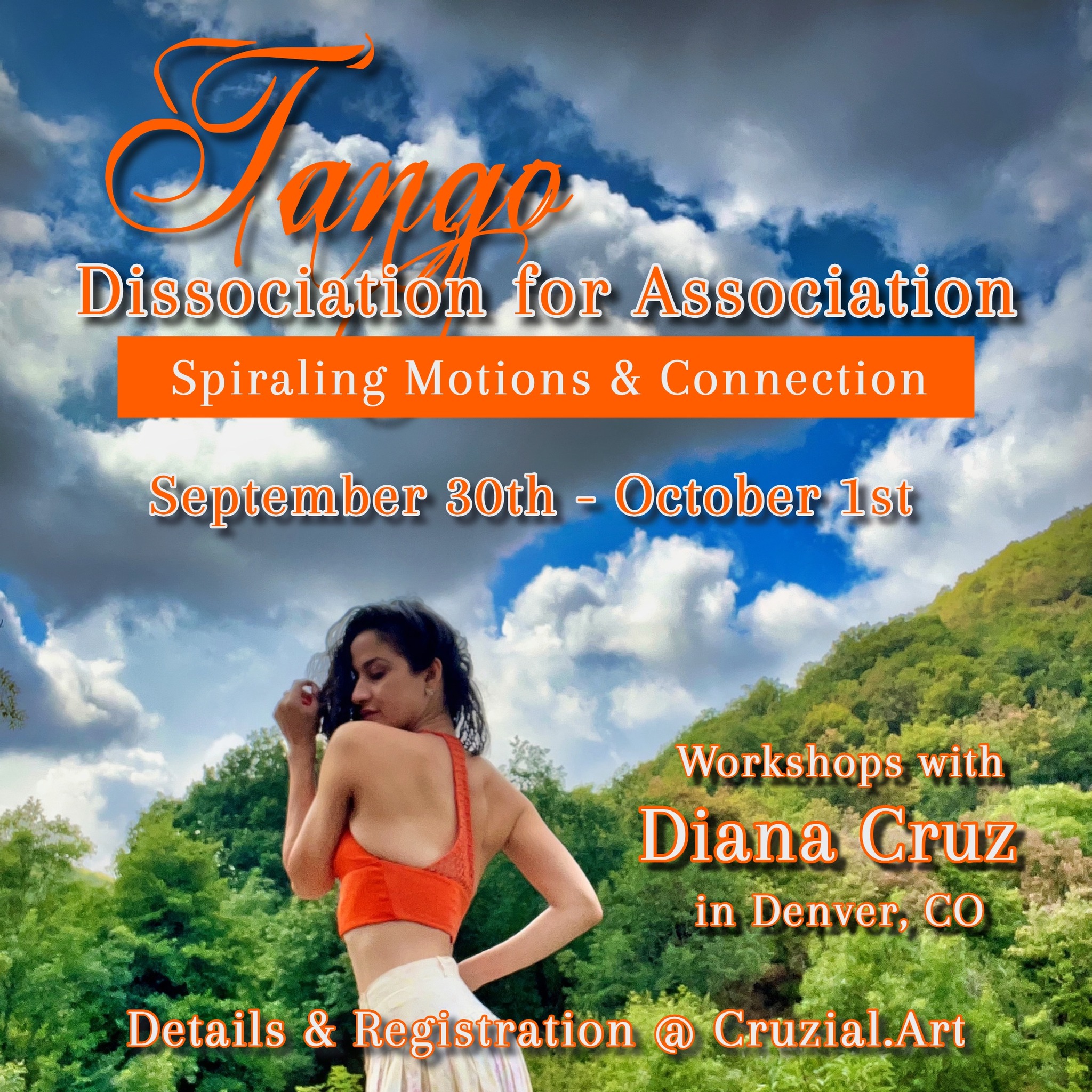 Diana Cruz in Denver - Dissociation for Association Spiraling Motions & Connection