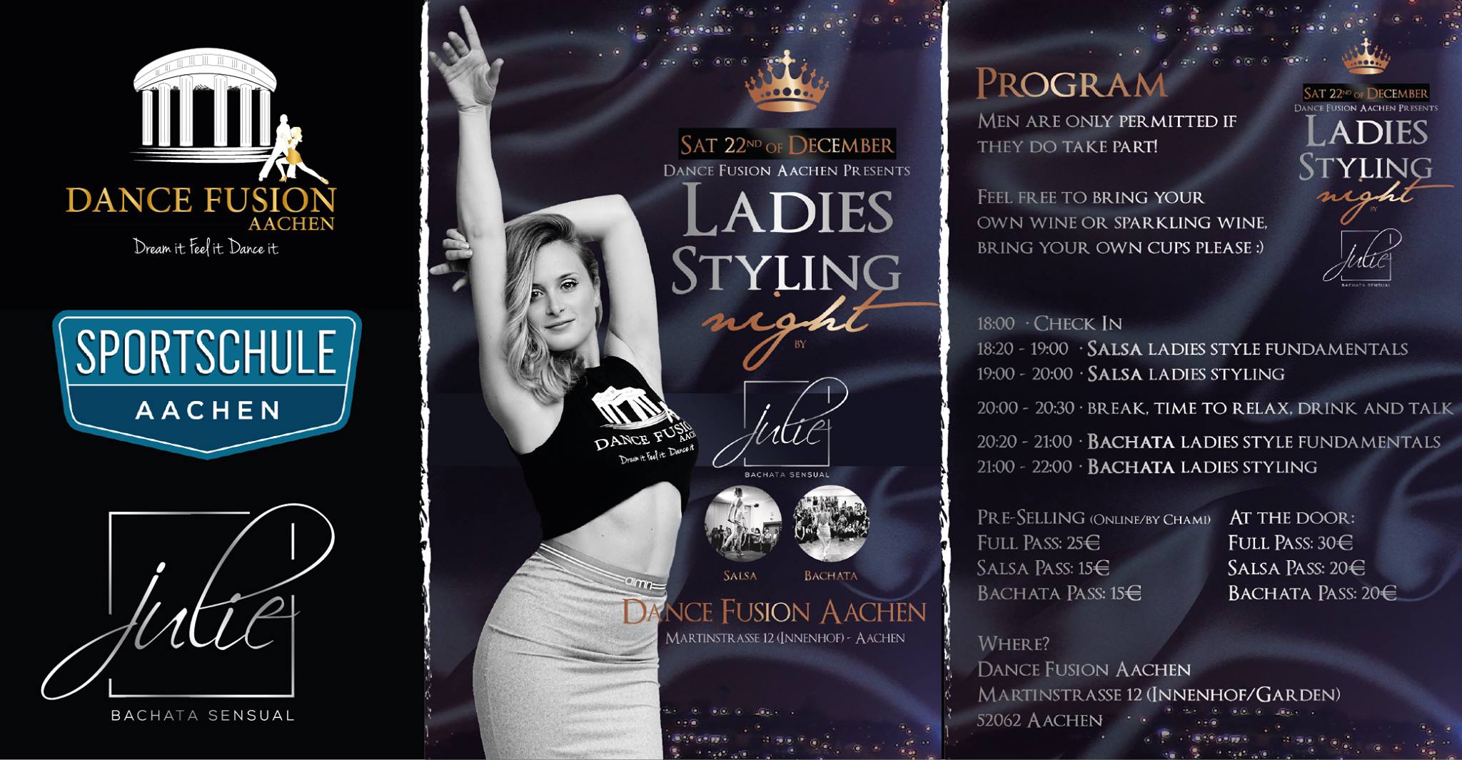 Heute! Ladies Styling Bootcamp with Julie - Salsa Bachata