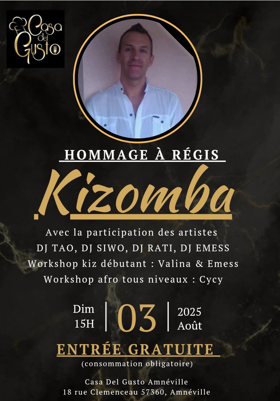 💃🏽🕊️ Hommage dansant La Kizomba pour Régis 🕊️💃🏽