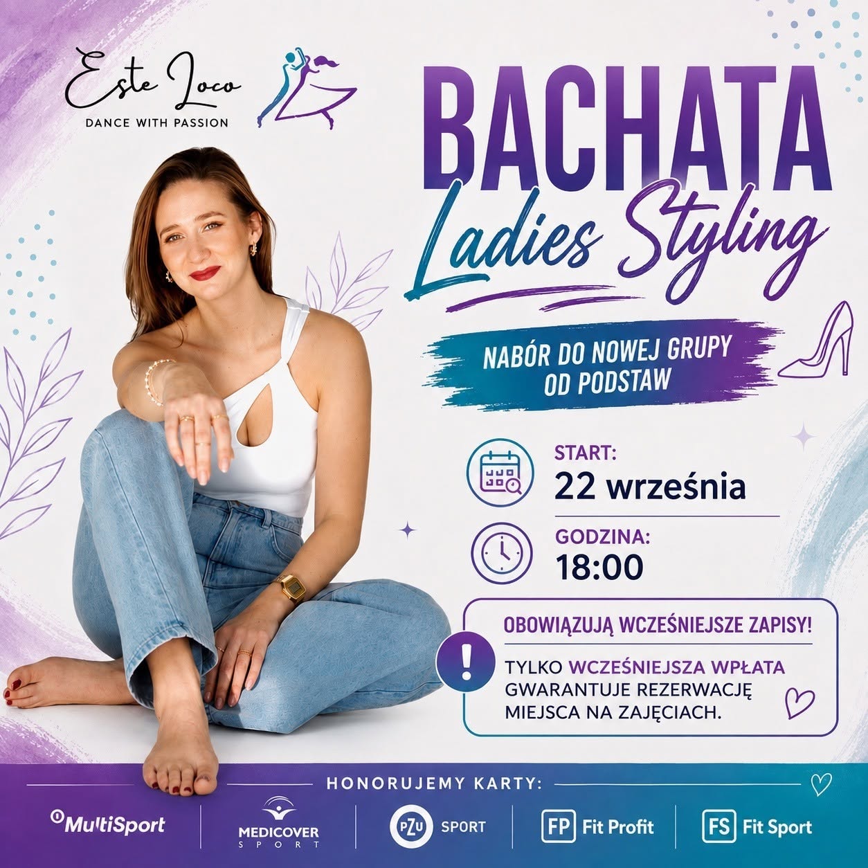 BACHATA LADIES STYLING Nabór do nowej grupy od PODSTAW 22.09