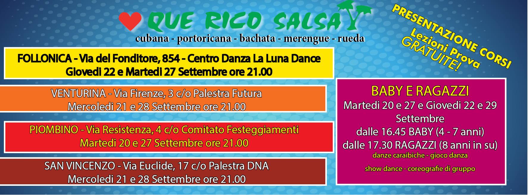 Corso Latino Americano - QUE RICO SALSA