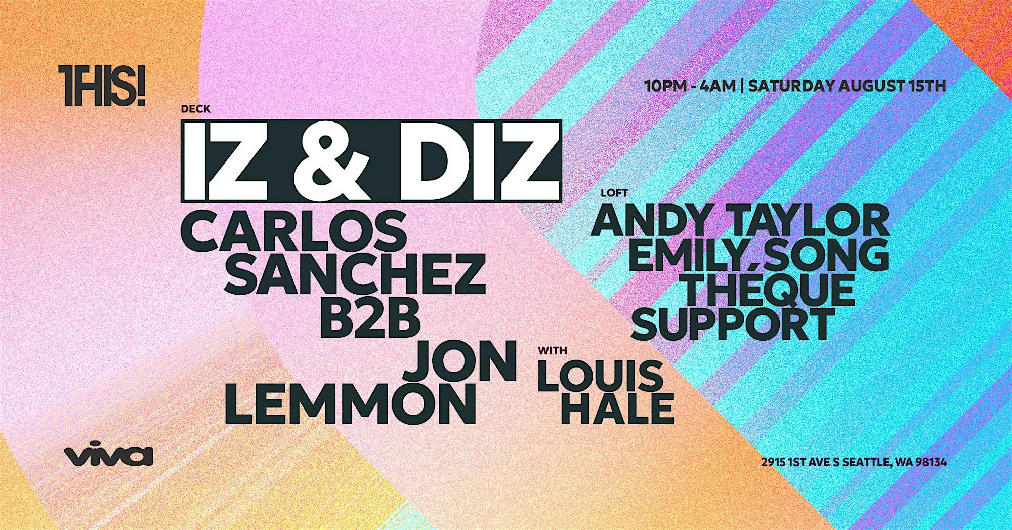 THIS! w Iz & Diz - Saturday August 15th, 2026