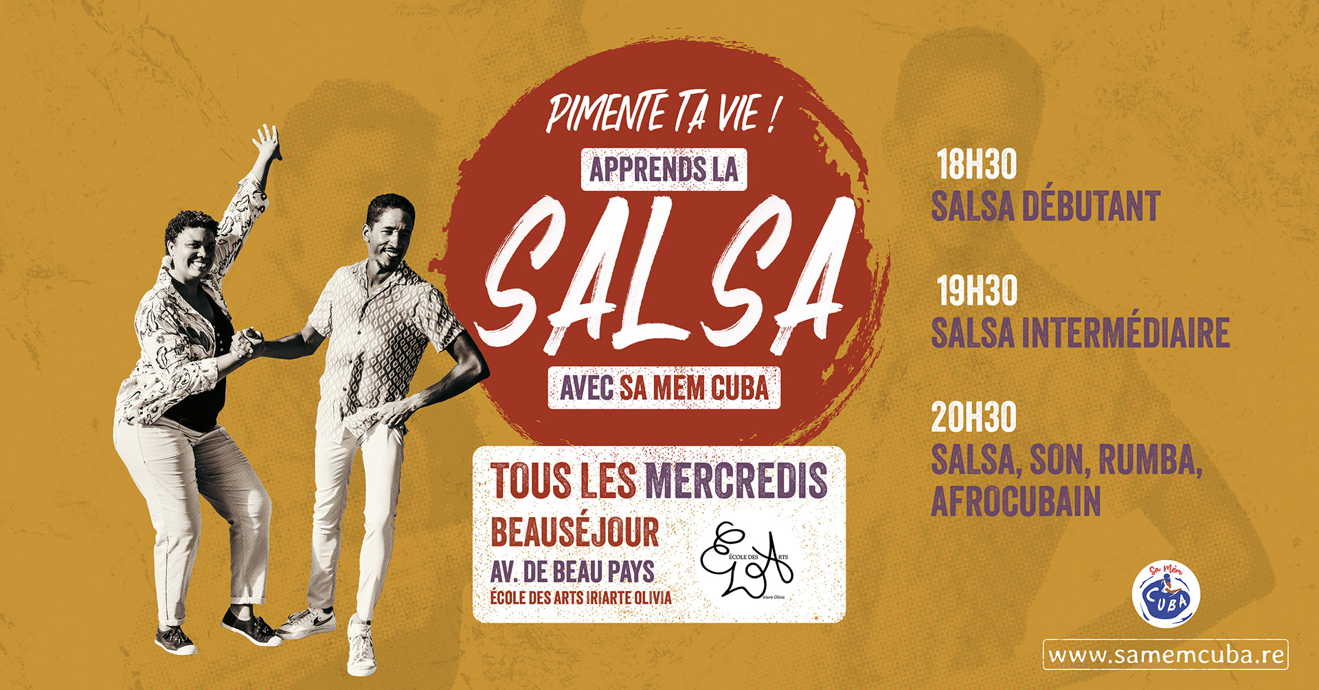Cours Salsa, Son, Rumba, Afrocubain Ă Sainte Marie