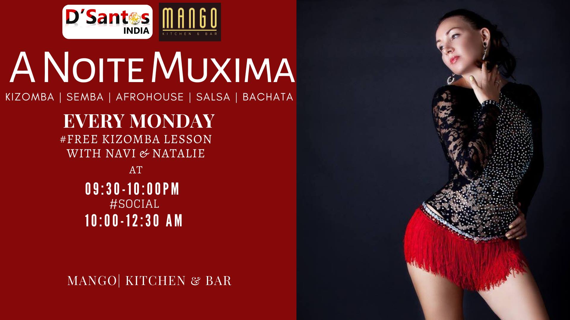 A Noite Muxima-Afrolatin partner dance night