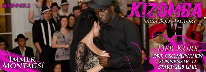 Kizomba - der Kurs im März ! Mo. 10. März