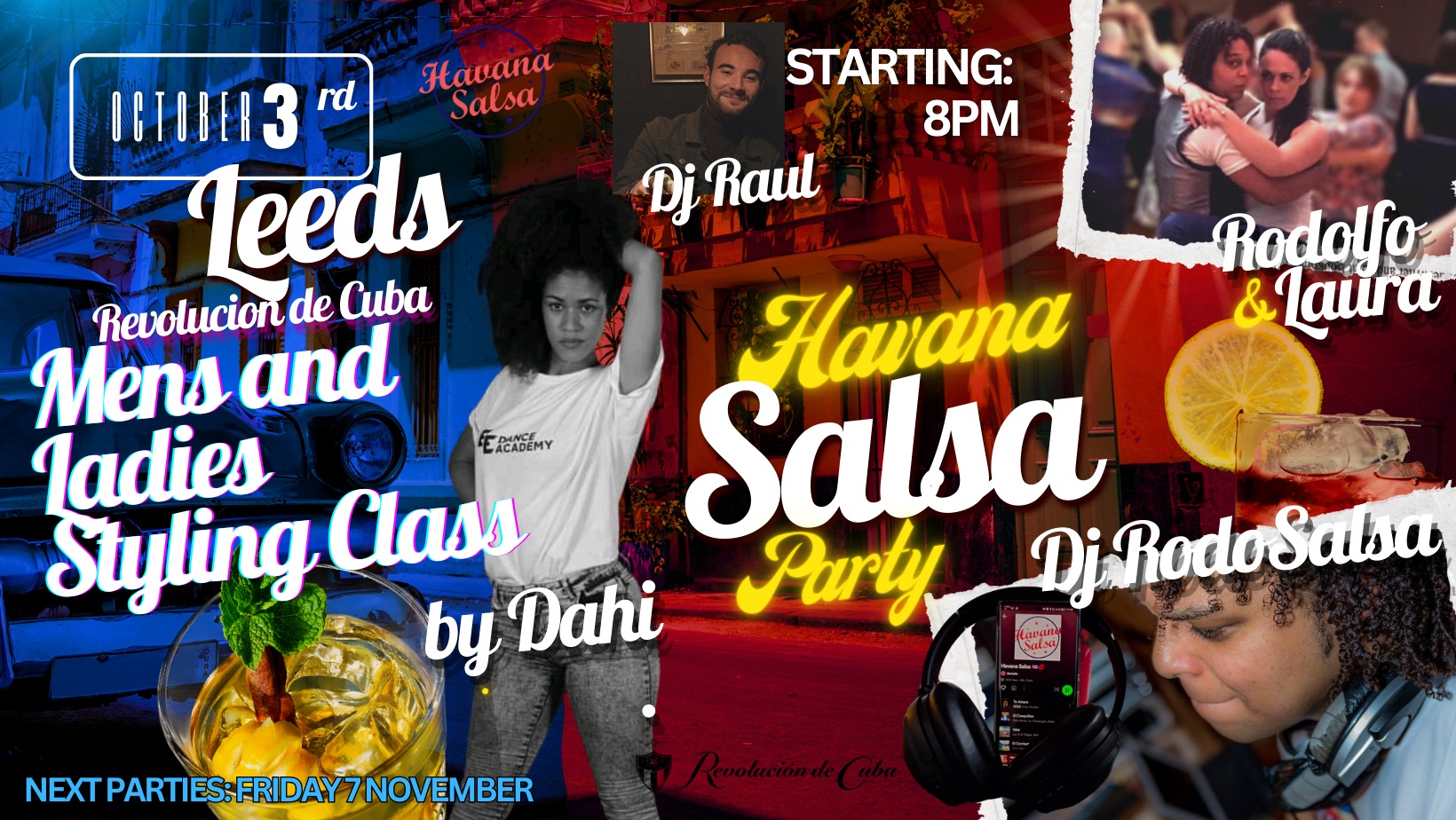 FIESTA CUBANA CALIENTE: Havana Salsa Leeds - Cuban Salsa & Bachata Party at Revolucion de Cuba
