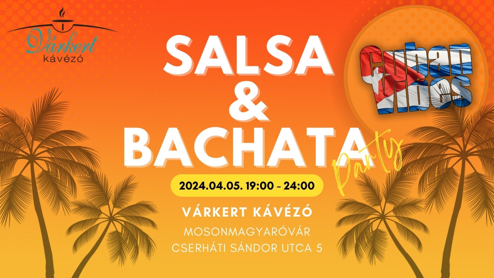 Salsa & Bachata Party a Várkertben!