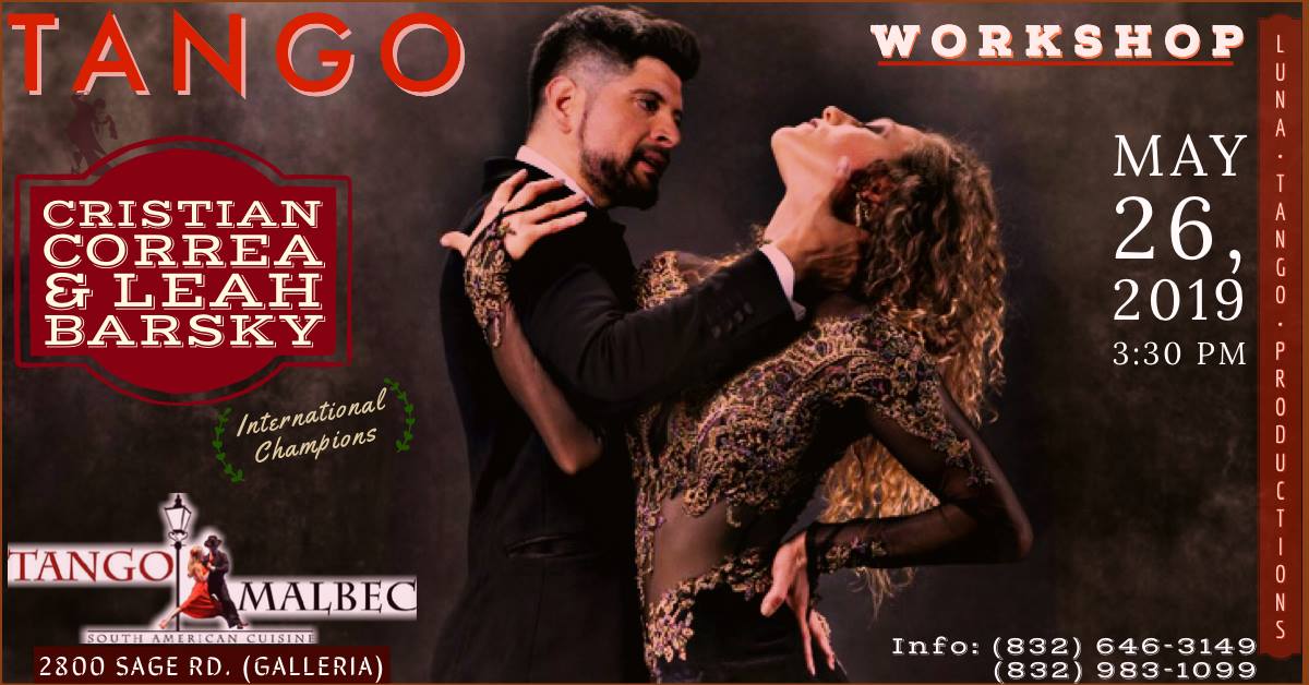 Cristian Correa and Leah Barsky Workshop