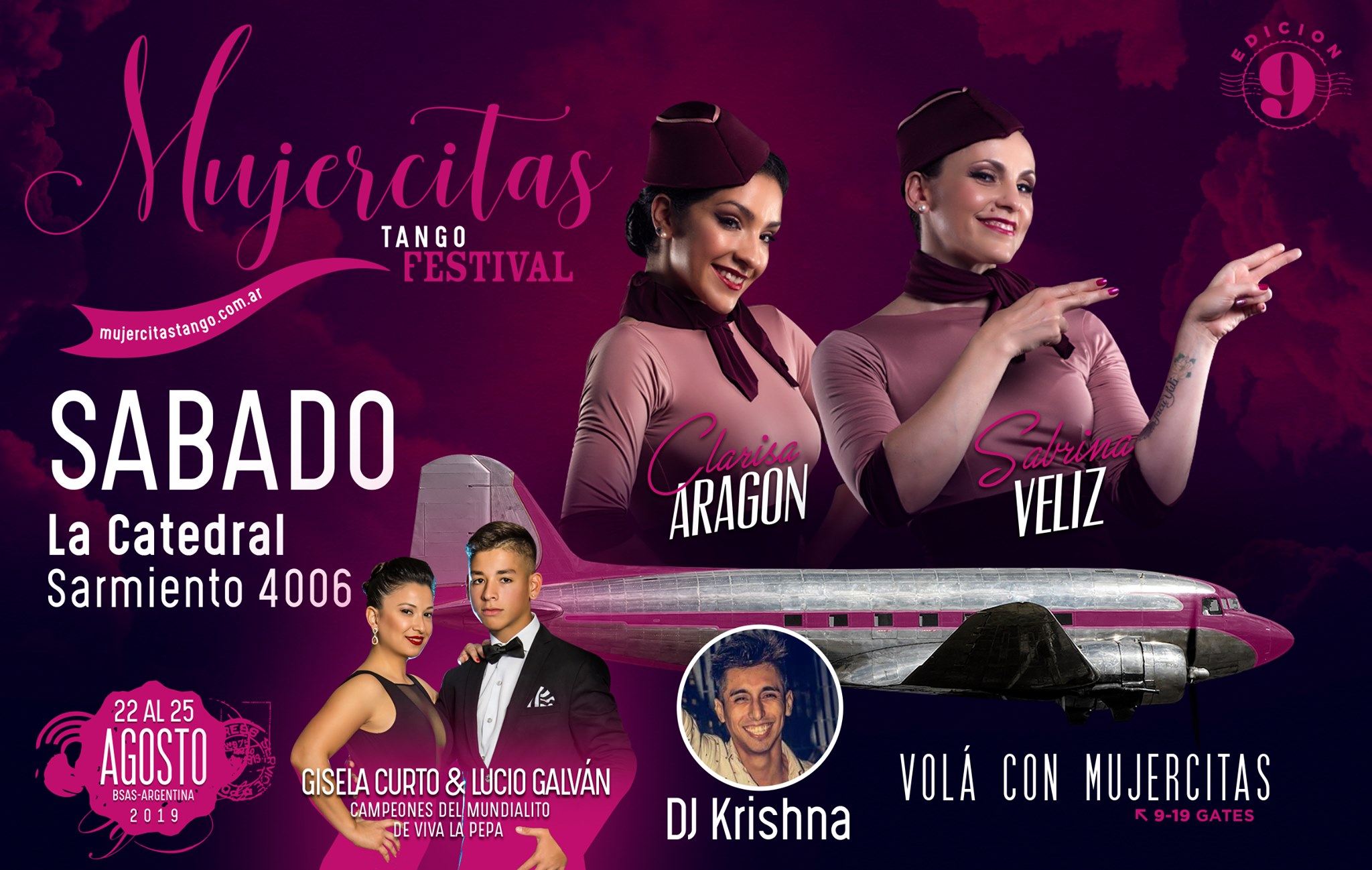 Sabado 24 de Agosto, Mujercitas en La Catedral!