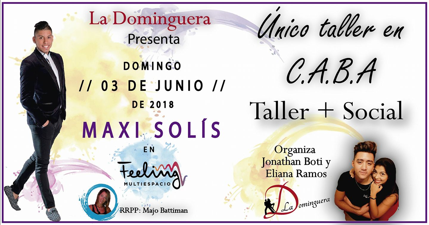 Taller de Maxi Solís en Capital Federal!