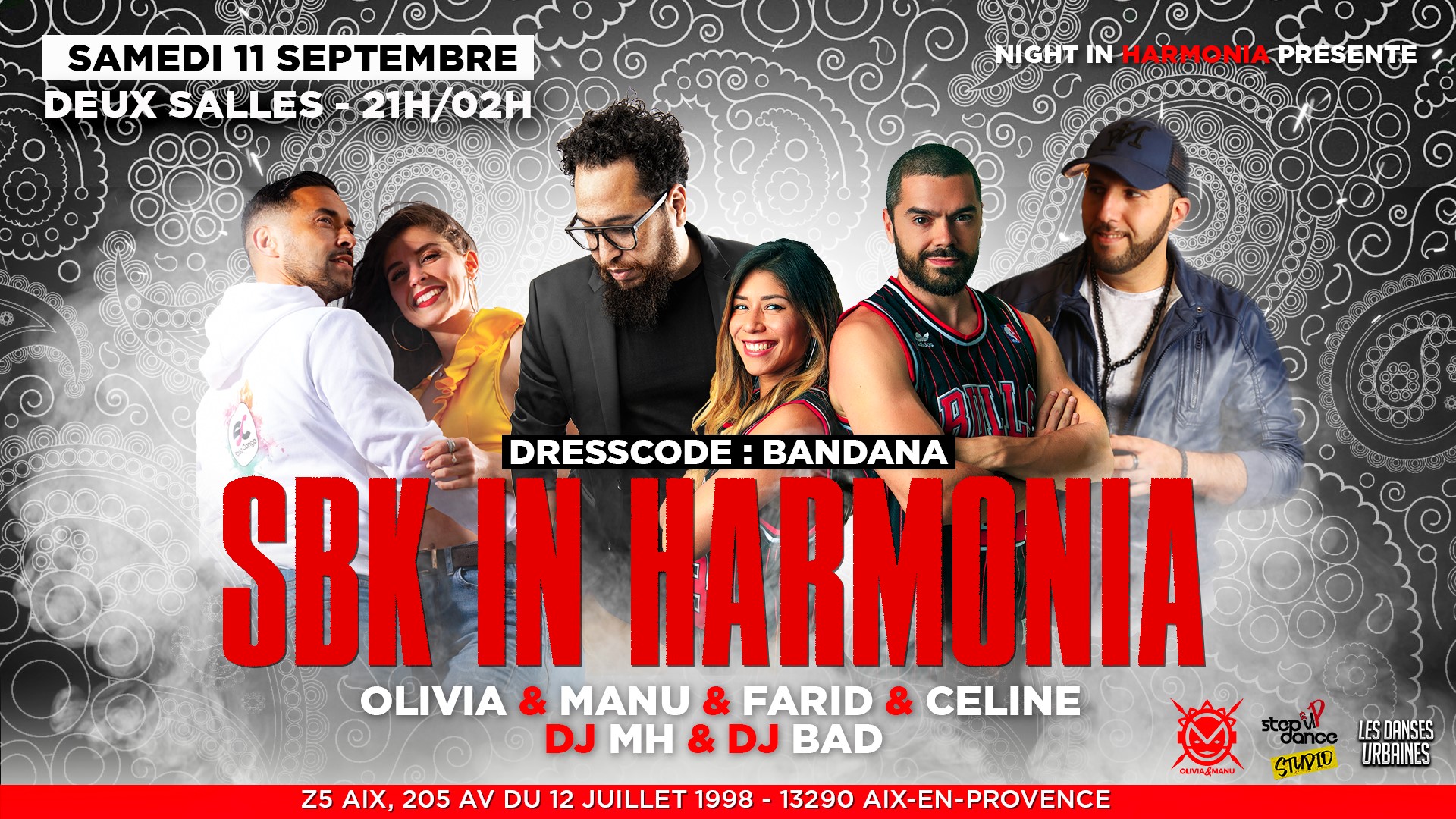 SBK In Harmonia - 2 Salles - Dresscode Bandana
