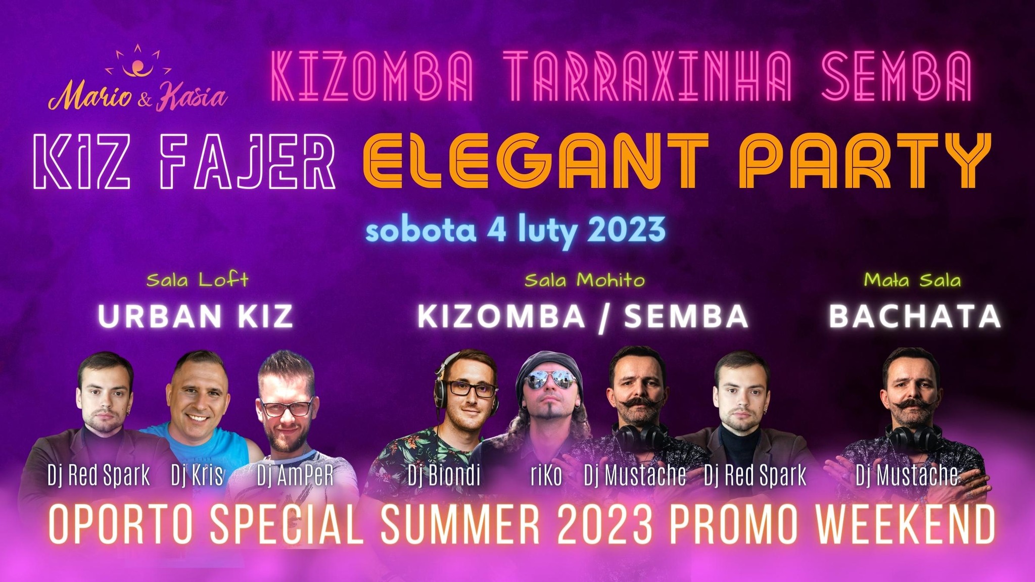 KIZ FAJER - ELEGANT PARTY - KIZOMBA + URBAN KIZ + BACHATA - Oporto Special Summer 2023 Promo Weekend