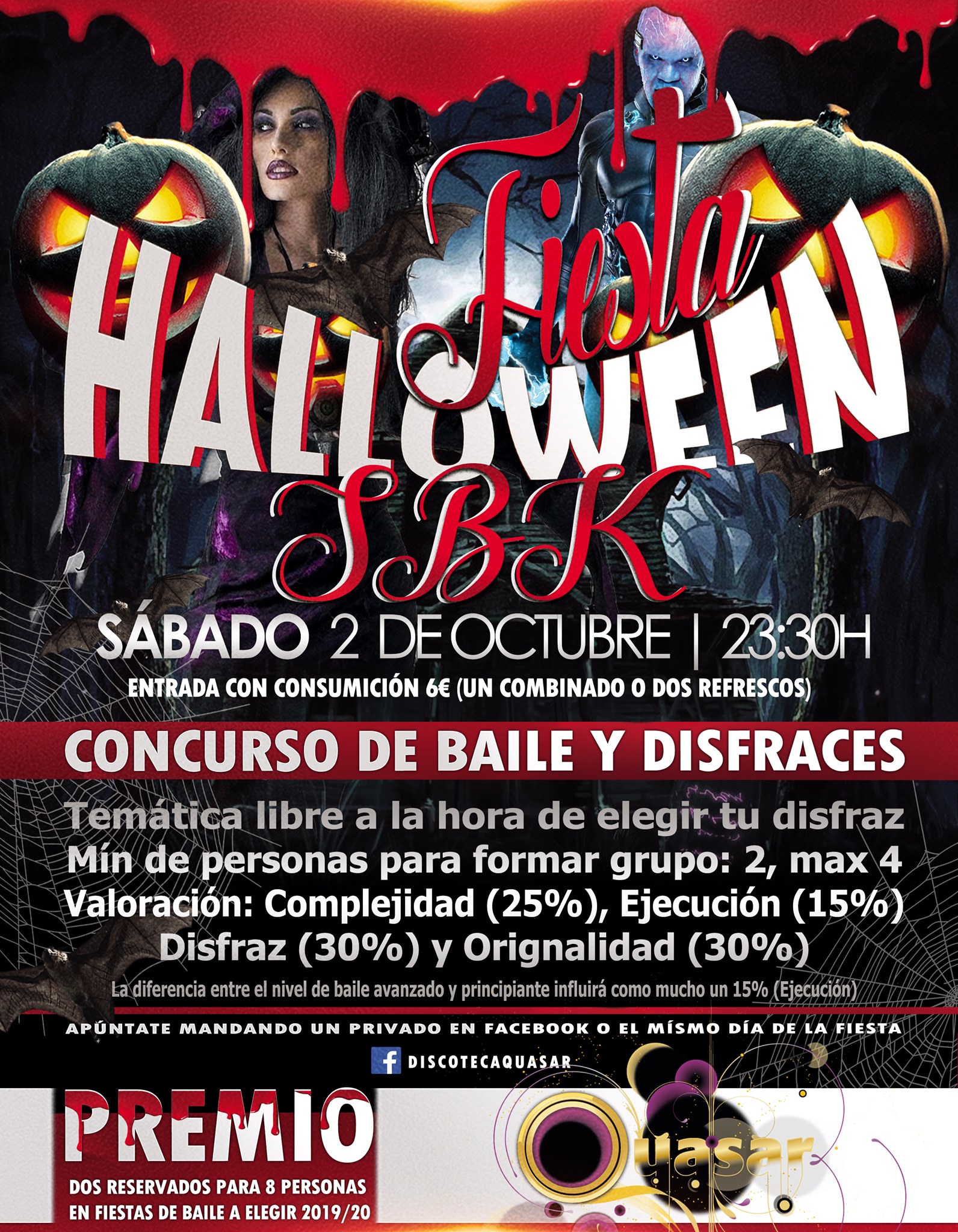 SBK Halloween - Concurso de disfraces y coreografías