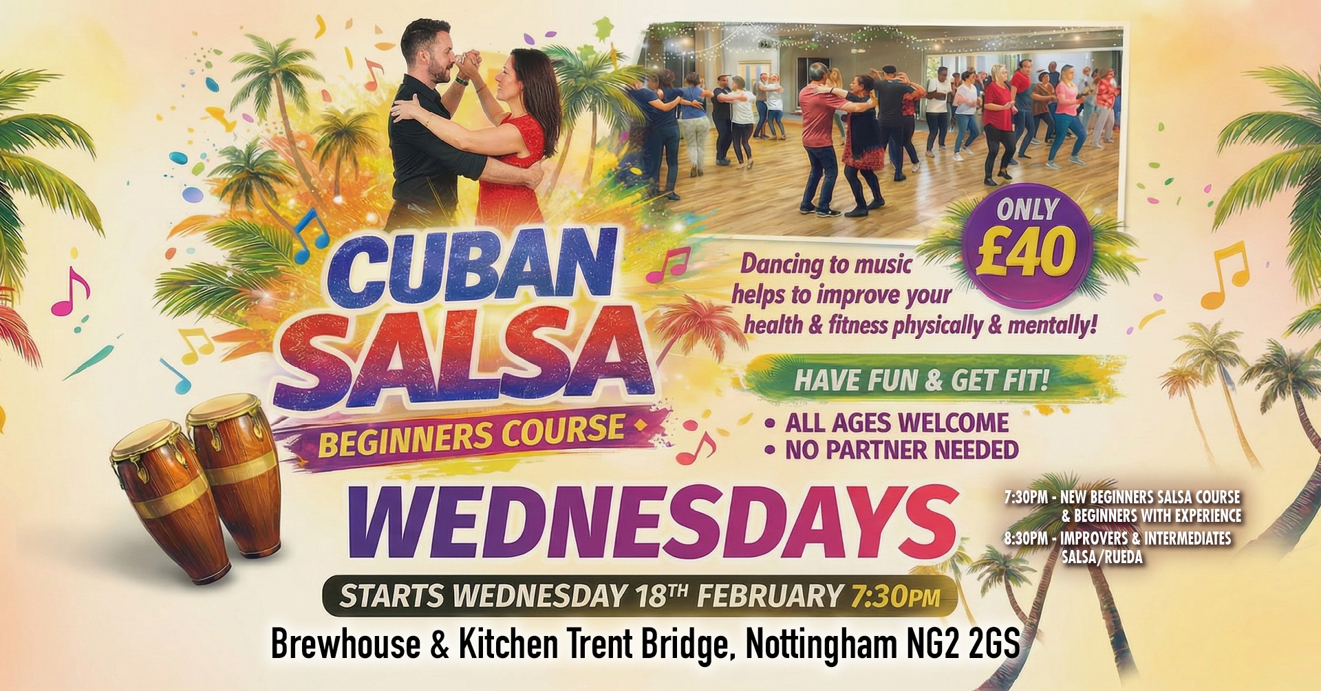 Cuban Salsa Beginners Course at The Brewhouse